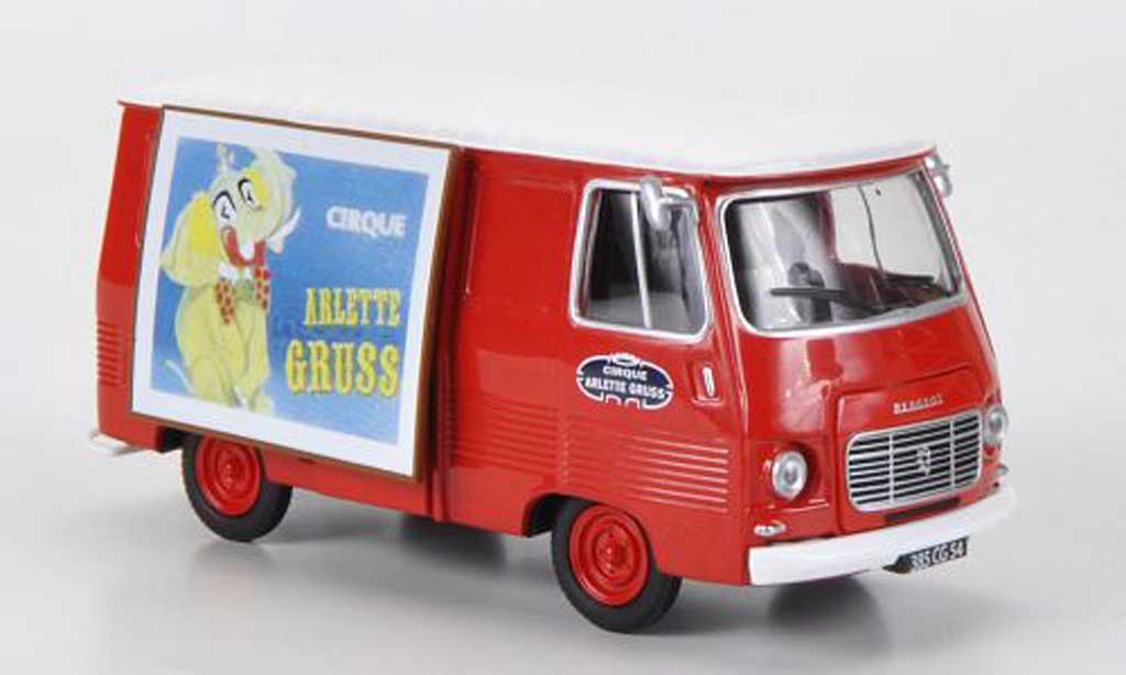 Peugeot J7 1/43 Eligor Zirkus Arlette Gruss modellino in miniatura