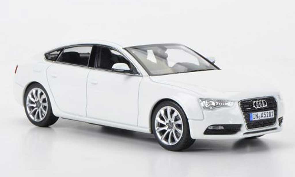 Audi A5 1/43 Norev Sportback bianco 2011 modellino in miniatura