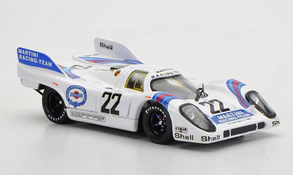 Porsche 917 1971 1/43 Brumm 1971 No.22 Martini Racing Team Marko / Van Lennep 24h Le Mans modellino in miniatura
