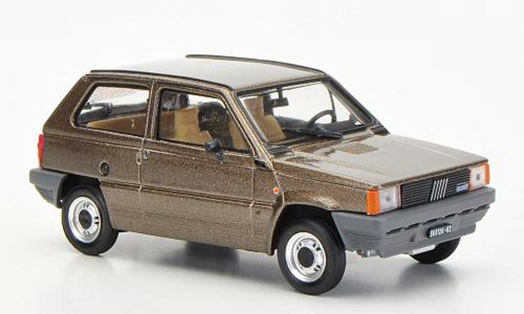 Fiat Panda 1/43 Brumm 45S marroneee 1982 modellino in miniatura