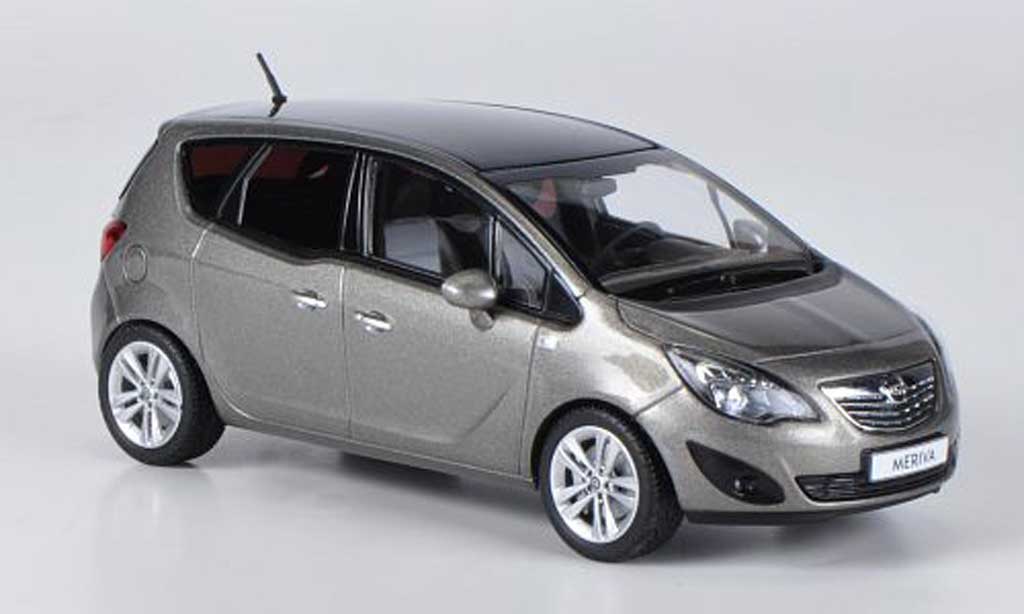 Opel Meriva 1/43 Minichamps grigio marronee 2010 modellino in miniatura