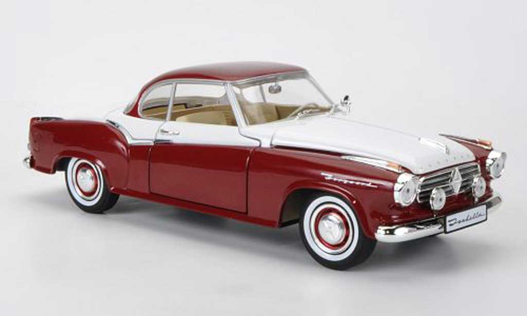 Borgward Isabella 1/18 Revell Coupe rosso/bianco Sondermodell MCW limitierte Auflage 1000 Stuck modellino in miniatura