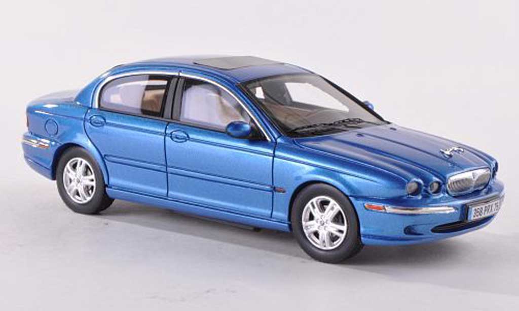 Jaguar X-Type 1/43 Premium X clair-blu LHD 2004 modellino in miniatura