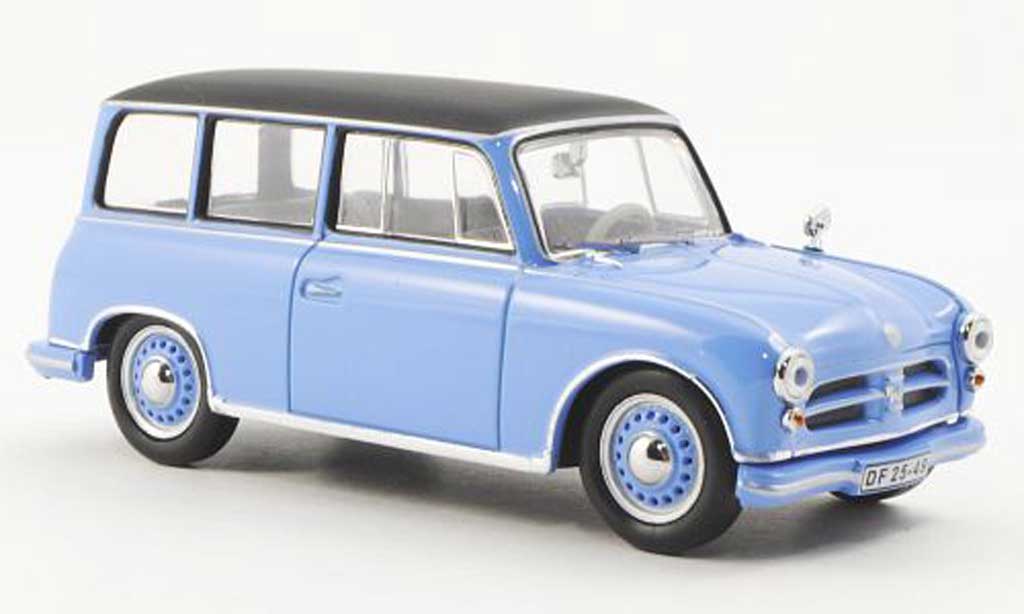 AWZ P70 1/43 IST Models blu/nero 1957 modellino in miniatura