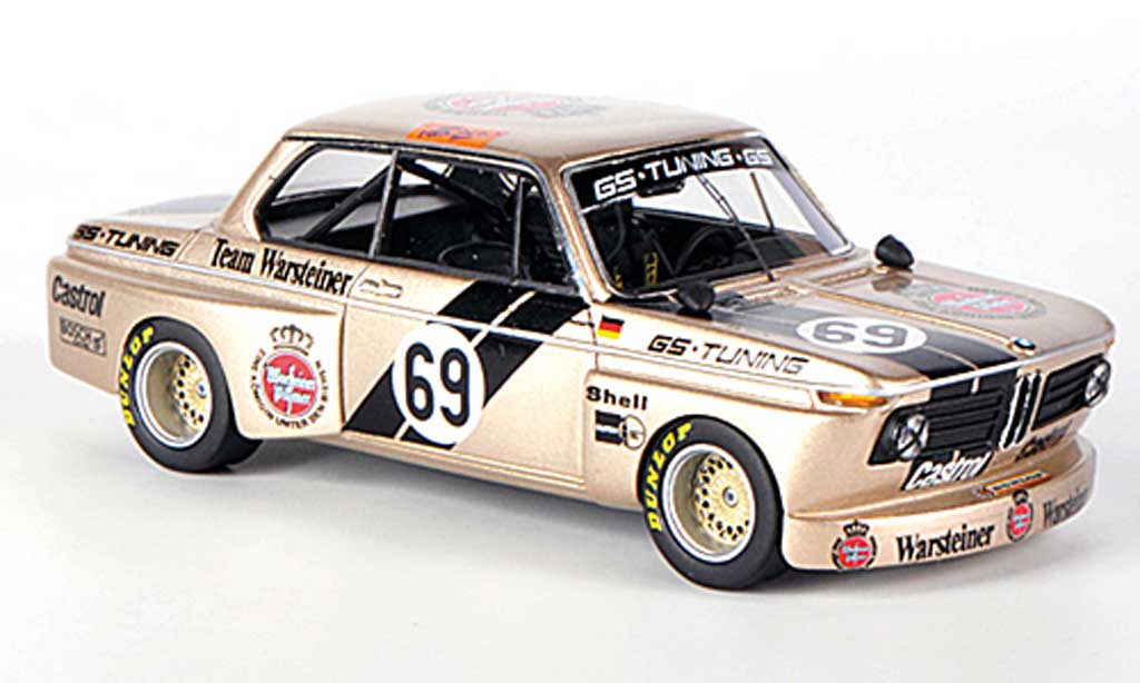 Bmw 2002 Tii 1/43 Neo Tii No.69 Team Warsteiner GS-Tuning J.Obermoser DRM modellino in miniatura