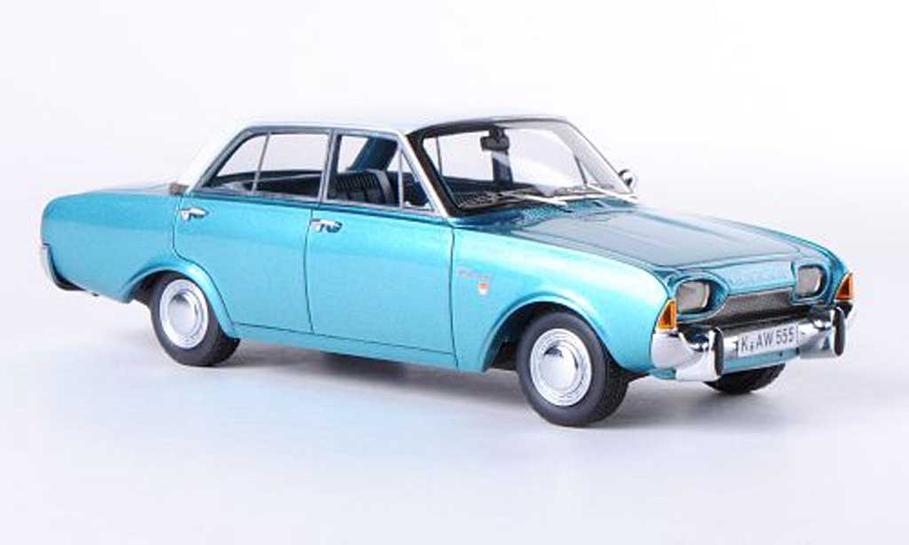 Ford Taunus 1960 1/43 Neo 1960 17M (P3) blu/bianco 4-Turer modellino in miniatura