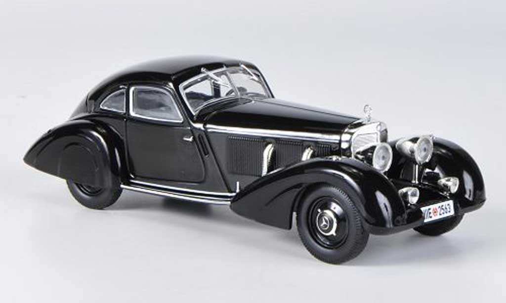 Mercedes 500 1/43 WhiteBox Autobahn-Kurier nero 1935 modellino in miniatura