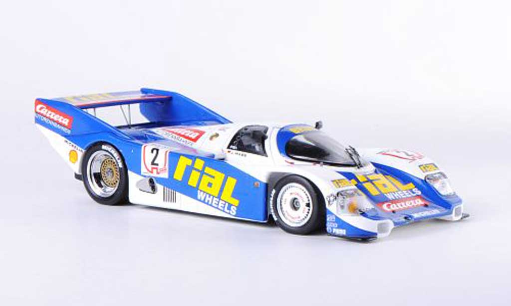 Porsche 962 1987 1/43 Spark 1987 C No.2 Rial/Carrera J.Mass Nurburgring modellino in miniatura
