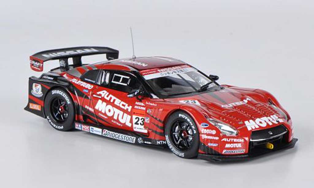 Nissan Skyline 1/43 Ebbro GT-R Motul Autech No.23 S.Motoyama / M.Krumm Super GT500 2012 modellino in miniatura