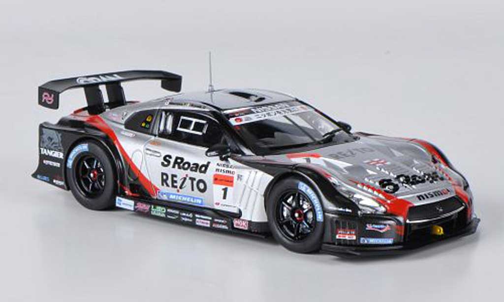 Nissan Skyline 1/43 Ebbro GT-R S Road Reito Mola No.1 M.Yanagida / R.Quintarelli Super GT500 2012 modellino in miniatura