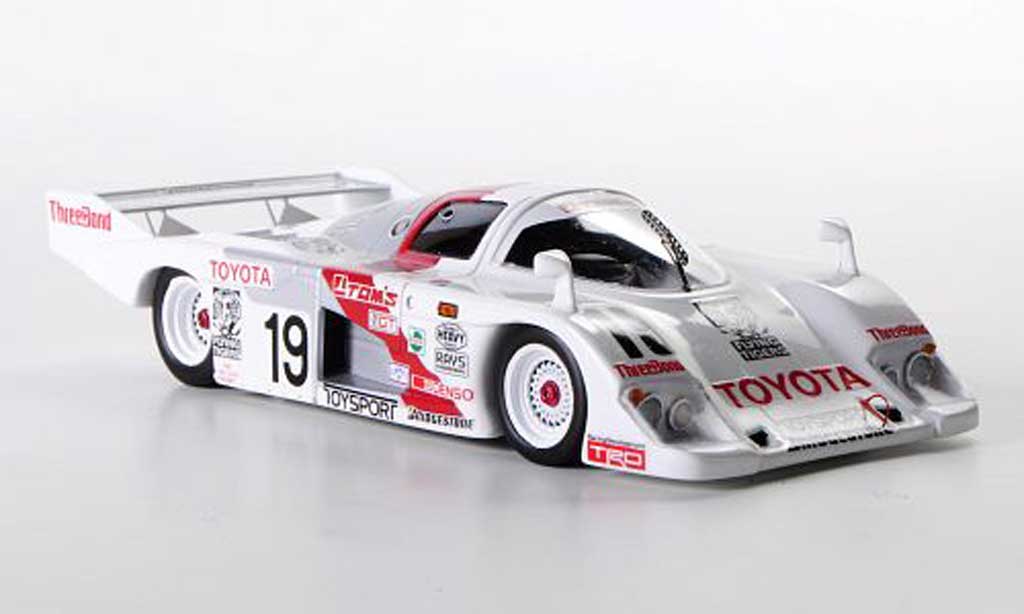 Toyota 83C 1/43 Ebbro Tom's No.19 K.Hoshimo / M.Sekiya Riverside 1984 modellino in miniatura