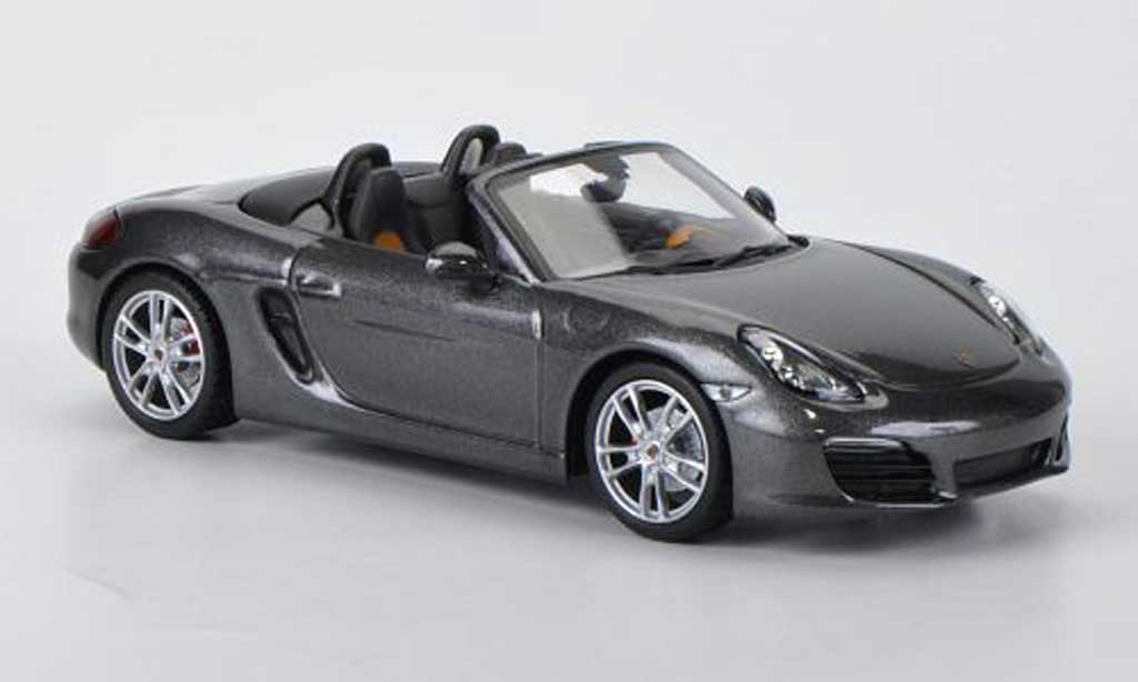 Porsche Boxster 1/43 Minichamps S (987) dkl.grigio 2012 modellino in miniatura