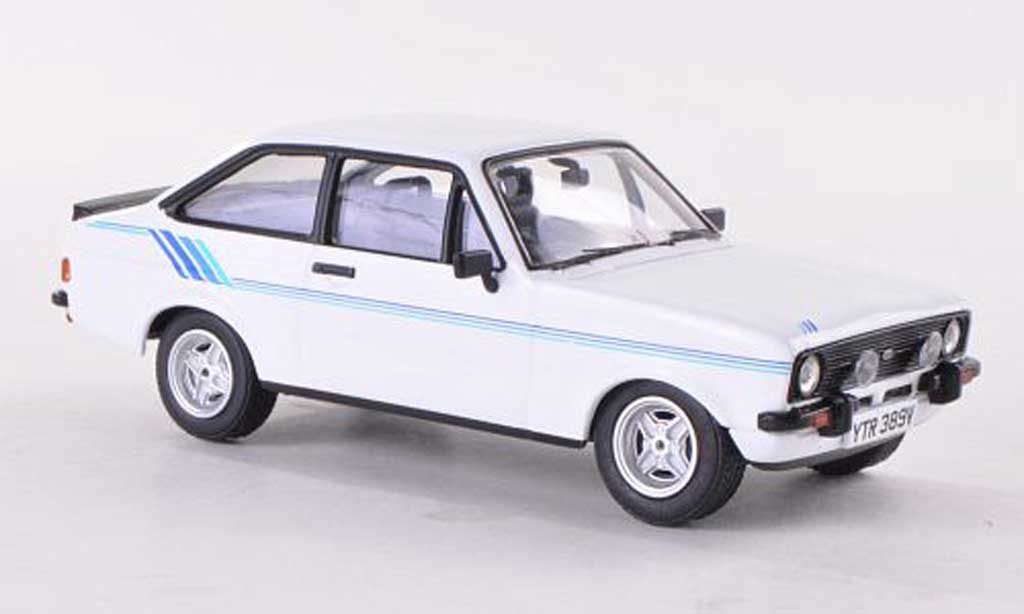 Ford Escort MK2 1/43 Vanguards MK2 Harrier white/blu RHD modellino in miniatura