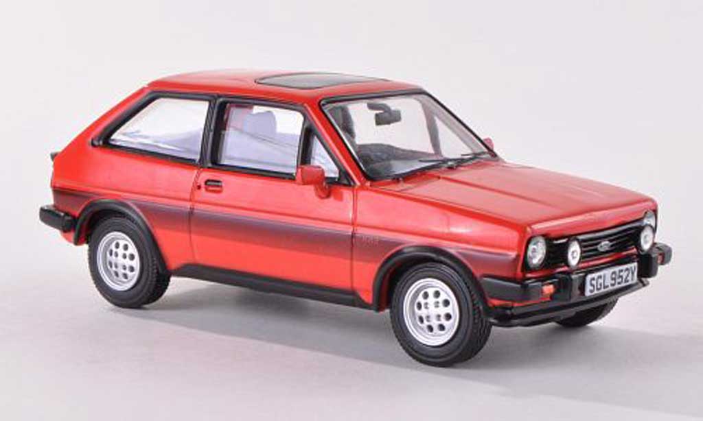 Ford Fiesta XR2 1/43 Vanguards XR2 rosso 1981 modellino in miniatura