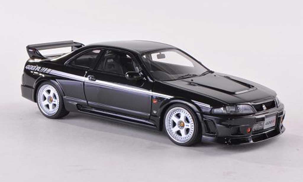 Nissan Skyline R33 1/43 HPI R33 Nismo 400R nero RHD modellino in miniatura