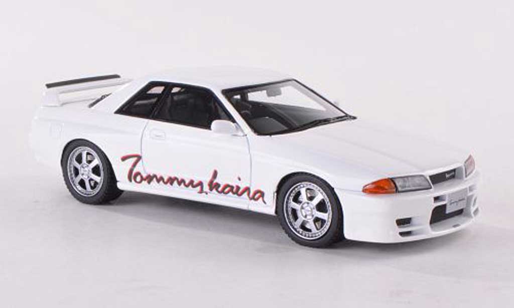 Nissan Skyline R32 1/43 HPI R32 Tommykaira R bianco RHD modellino in miniatura