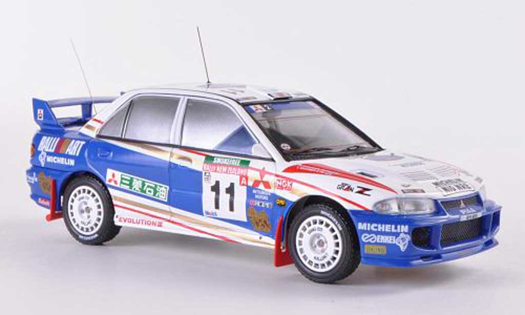 Mitsubishi Lancer Evolution III 1/43 HPI Evolution III No.11 RalliArt T.Makinen / S.Harjanne Rally Neuseeland 1995 modellino in miniatura