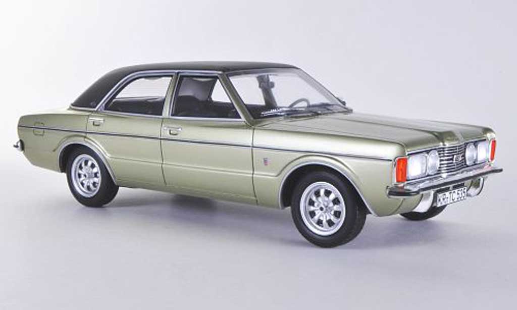 Ford Taunus 1972 1/18 BoS Models 1972 TC GXLgrun/nero limitierte Auflage 1.000 Stuck modellino in miniatura