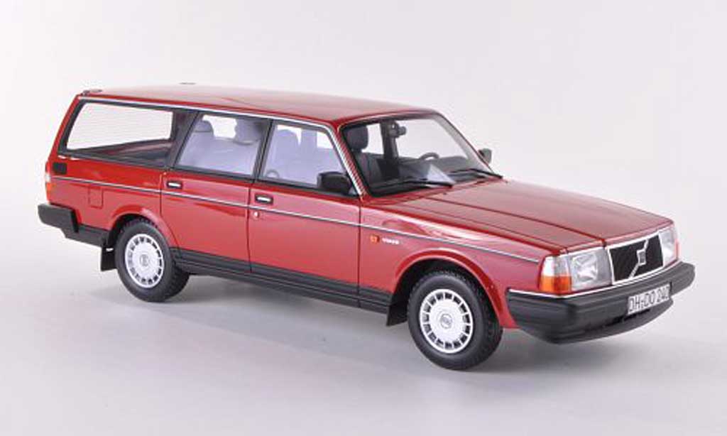 Volvo 240 GL 1/18 BoS Models GL Kombi rosso limitierte Auflage 1.000 Stuck 1989 modellino in miniatura