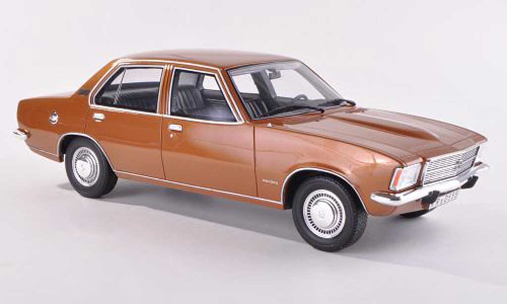 Opel Rekord 1/43 BoS Models D 2100D nero-dore limitee edition 1.000 1973 modellino in miniatura