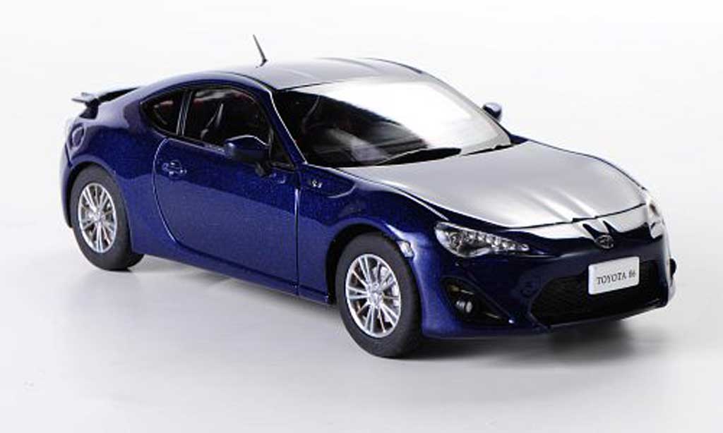 Toyota 86 2012 1/43 Ebbro 2012 blu RHD modellino in miniatura