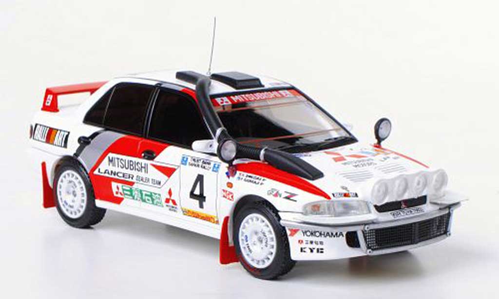 Mitsubishi Lancer Evolution II 1/43 HPI Evolution II No.4 Nachtfahr-Version RalliArt P.Kuukkala / K.Shinozuka Safari Rally 1994 modellino in miniatura
