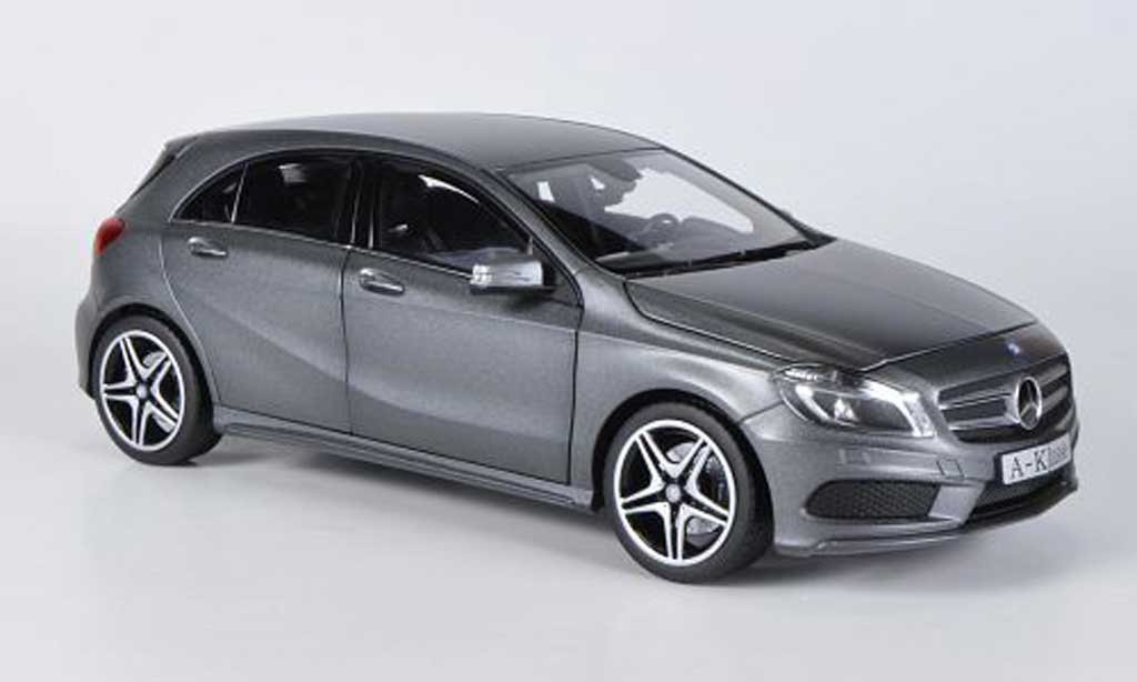 Mercedes Classe A 1/18 Norev (W176) grigio 2012 modellino in miniatura