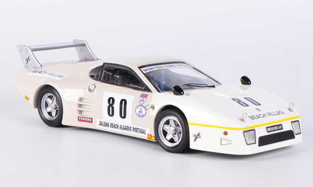 Ferrari 512 BB LM 1/43 Best BB LM No.80 Phillips / Earle / Jones Silverstone 1982 modellino in miniatura