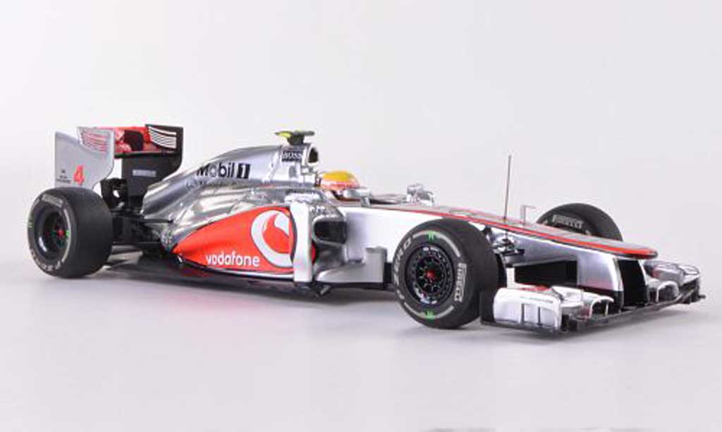 McLaren F1 2012 1/43 Minichamps 2012 Mercedes MP4-27 No.4 Vodafone L.Hamilton GP Ungarn modellino in miniatura