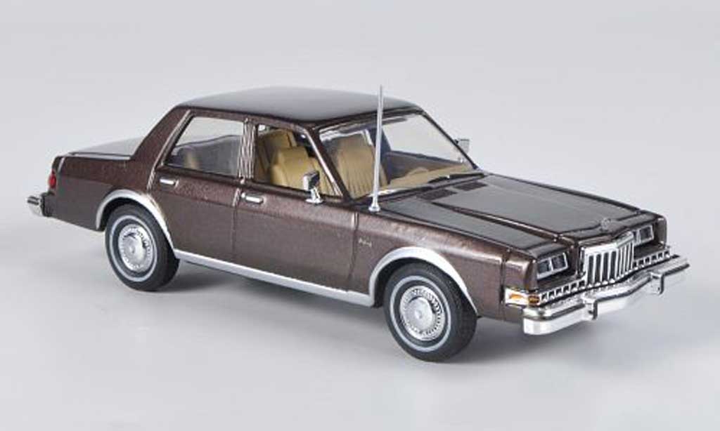 Dodge Diplomat 1/43 American Heritage Models marronee 1985 modellino in miniatura