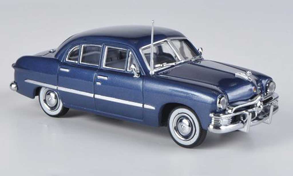 Ford Custom 1949 1/43 American Heritage Models 1949 4-portes Sedan blu modellino in miniatura