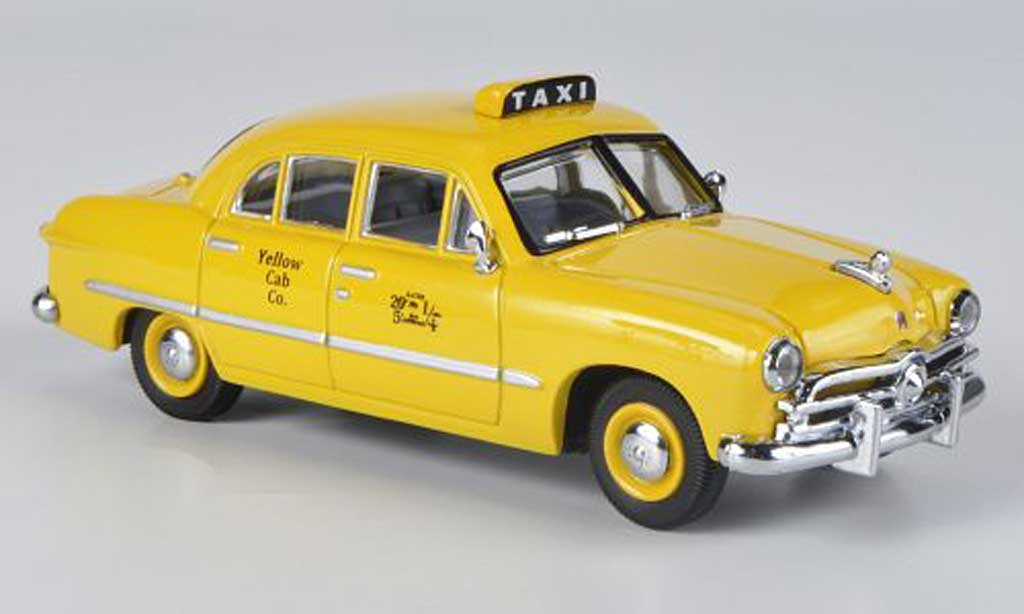 Ford Custom 1949 1/43 American Heritage Models 1949 4-portes Sedan Yellow Cab Co. giallo Taxi modellino in miniatura