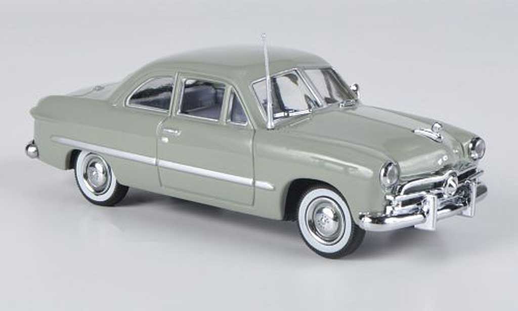 Ford Custom 1949 1/43 American Heritage Models 1949 2-portes Coupe grigiogrun modellino in miniatura
