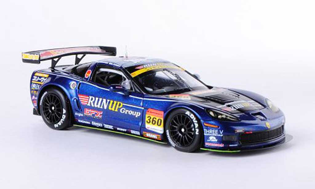 Chevrolet Corvette C6 1/43 Ebbro C6 No.360 Run Up Group A.Tanaka/T.Shirasaka SGT 300 2012 modellino in miniatura