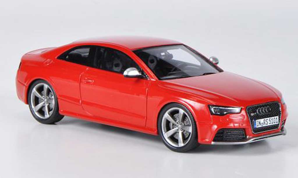 Audi RS5 1/43 Spark coupe rosso 2012 modellino in miniatura