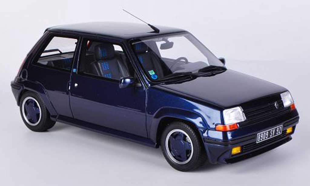 Renault 5 1/18 Ottomobile GT Turbo Alain Oreille blu modellino in miniatura