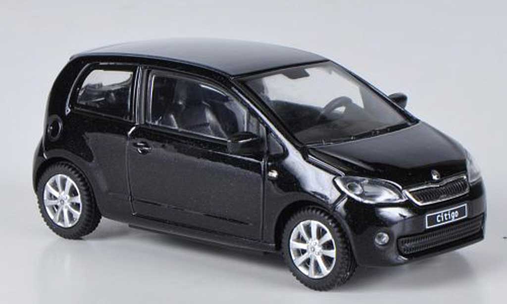 Skoda Citigo 1/43 Abrex nero 3-portes 2012 modellino in miniatura