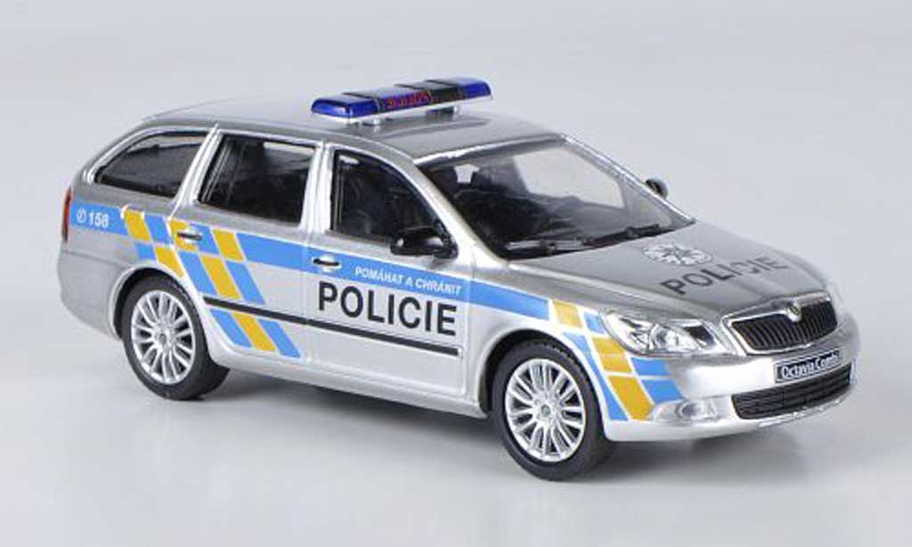 Skoda Octavia Combi 1/43 Abrex Combi Polizei Tschechien modellino in miniatura