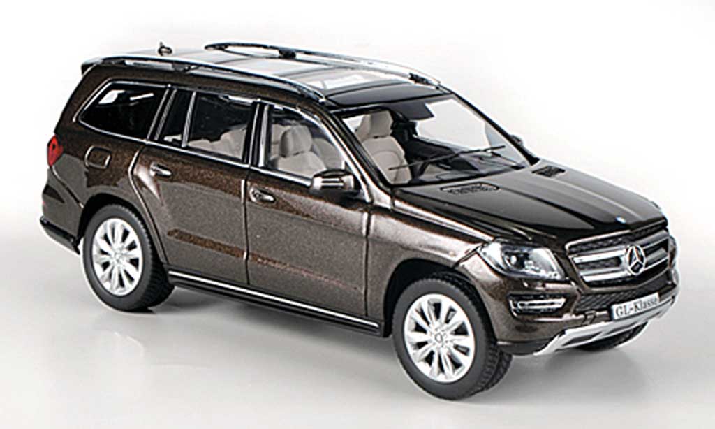 Mercedes Classe GLK 1/43 Norev (X166) marroneee 2012 modellino in miniatura