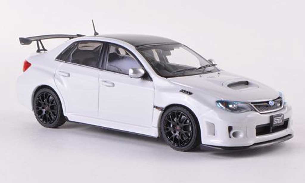 Subaru Impreza WRX 1/43 Ebbro STI S206 WRX NBR Challenge Package bianco/carbon RHD modellino in miniatura