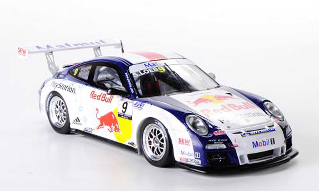 Porsche 997 GT3 CUP 1/43 Spark GT3 Cup 2012 No.9 Red Bull Team S.Loeb Racing S.Loeb Carrera Cup GP Pau modellino in miniatura