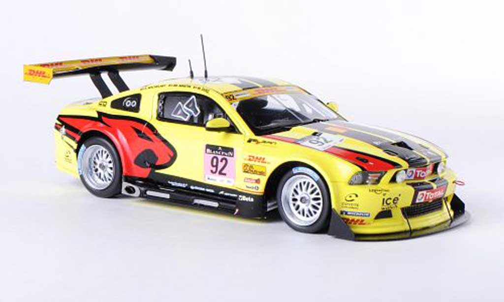 Ford Mustang FR500 1/43 Spark FR500 No.92 M.Duez/J.M.Martin/E.Bachelart 24h Spa 2011 modellino in miniatura