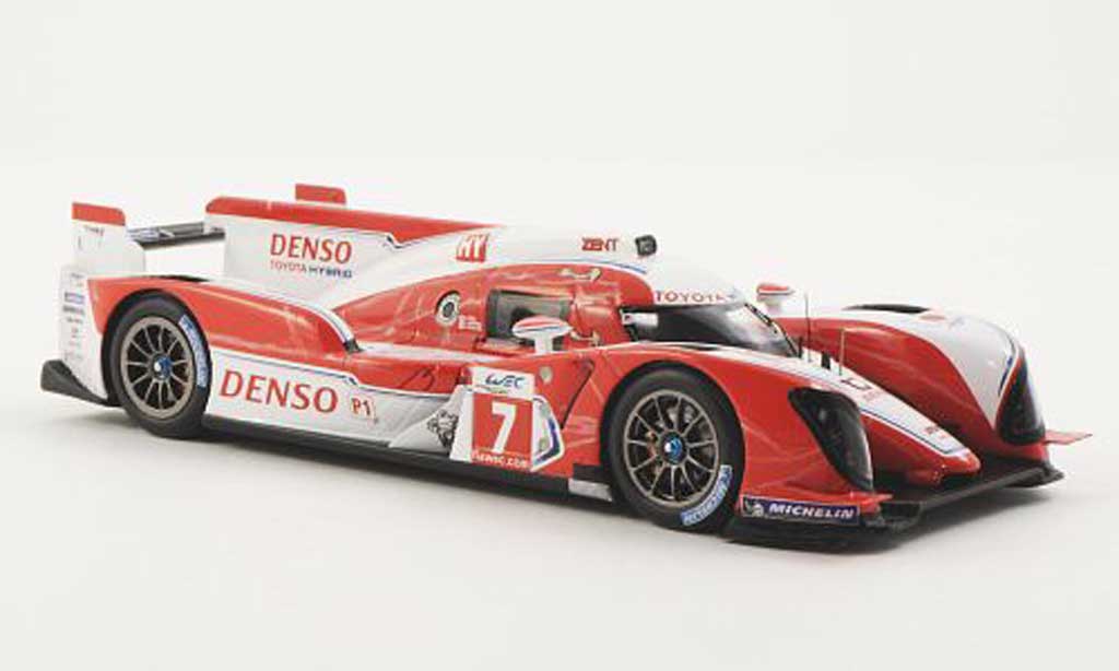 Toyota TS030 1/43 Spark Hybrid No.7 Prasentationsfahrzeug Spa 2012 modellino in miniatura