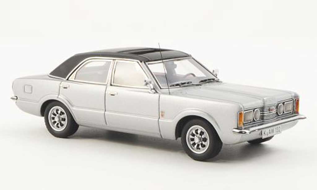 Ford Taunus 1973 1/43 Neo 1973 GXL grigio/nero 4-Turer modellino in miniatura