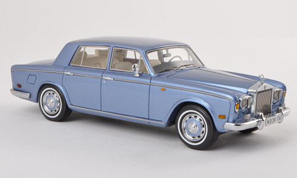 Rolls Royce Silver Shadow 1/43 Neo clair-blu LHD limitee edition 300 piece 1974 modellino in miniatura