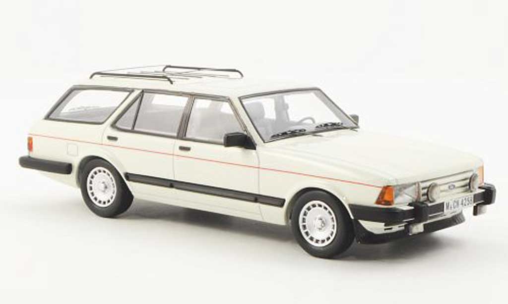Ford Granada 1/43 Neo MK II Turnier 2.8 Injection bianco limitierte Auflage 300 1984 modellino in miniatura