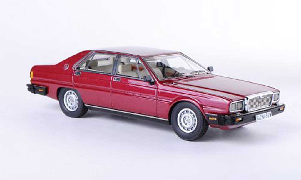 Maserati Quattroporte 1/43 Neo III rosso limitierte Auflage 300 Stuck 1978 modellino in miniatura