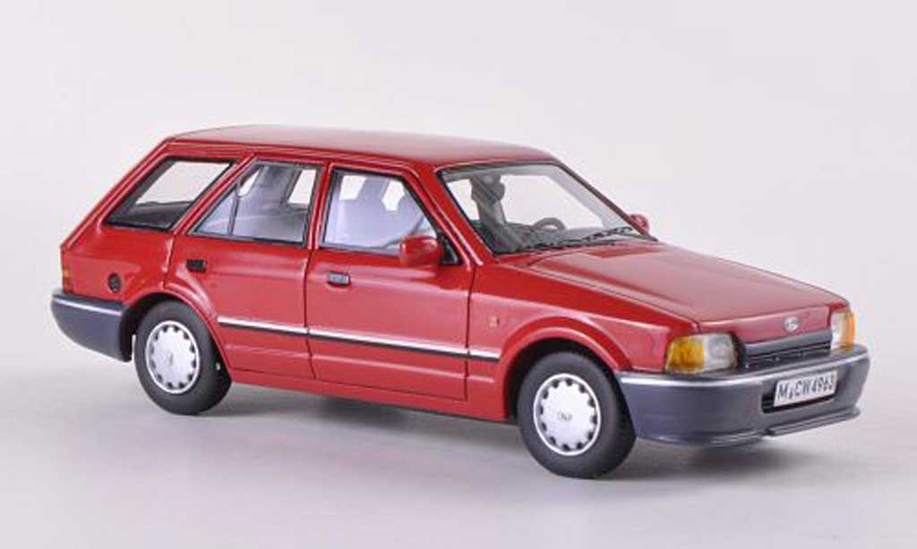 Ford Escort MK4 1/43 Neo MK4 MK IV Turnier rosso limitierte Auflage 300 Stuck 1986 modellino in miniatura
