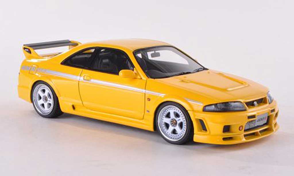 Nissan Skyline R33 1/43 HPI R33 Nismo 400R giallo RHD modellino in miniatura