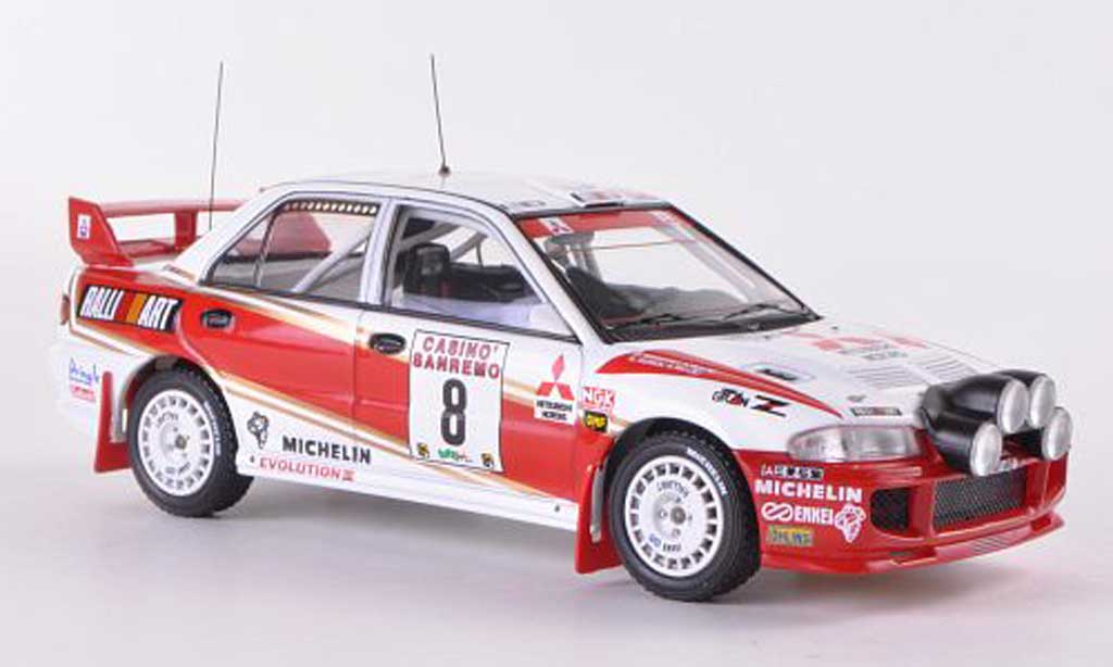 Mitsubishi Lancer Evolution III 1/43 HPI Evolution III No.8 RalliArt D.Auriol / D.Giraudet Rally Sanremo 1996 modellino in miniatura